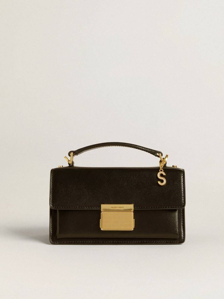 Golden Goose Gold Bag Accessories Women Letter S Charm In Gold-Colored Brass With Crystals