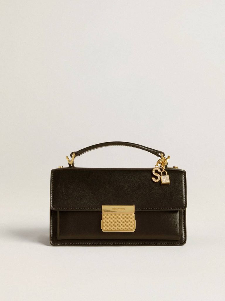 Golden Goose Gold Bag Accessories Women Letter S Charm In Gold-Colored Brass With Crystals