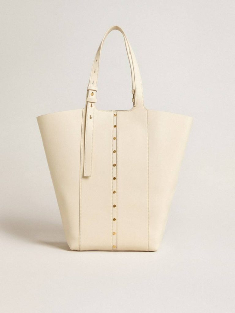 Golden Goose Handle Bags 24/7 Bag In Butter-Colored Leather With Adjustable Handles Butter Women