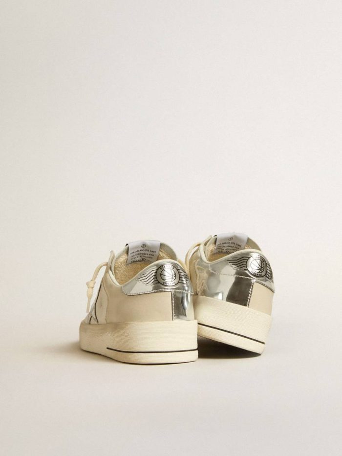 Golden Goose Stardan In Nappa With Silver Mirror-Effect Star And Heel Tab Women Stardan