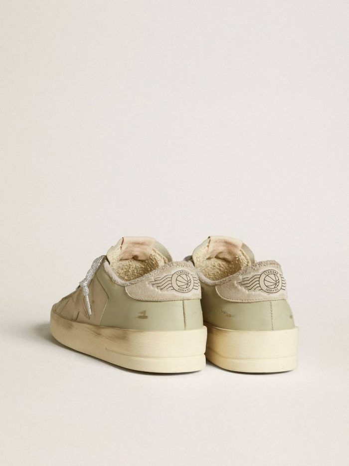Golden Goose Women Stardan Stardan In Nappa And Leather With Suede Star And Heel Tab