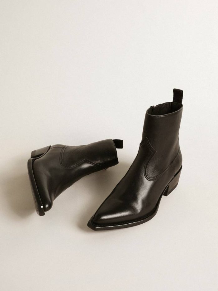 Golden Goose Women Women’s Debbie Boots In Black Leather Black Boots