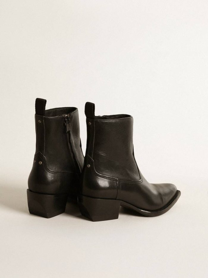 Golden Goose Women Women’s Debbie Boots In Black Leather Black Boots