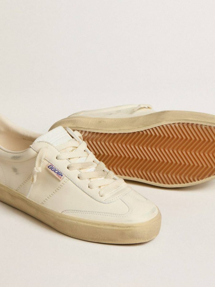 Golden Goose Women Women's Soul Star In White Nappa With White Leather Heel Tab Ggdb Classics
