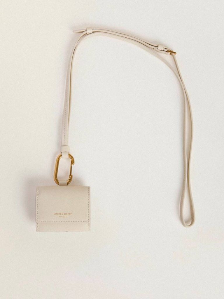 Golden Goose Worn White Worn White Airpod Case Women Bag Accessories