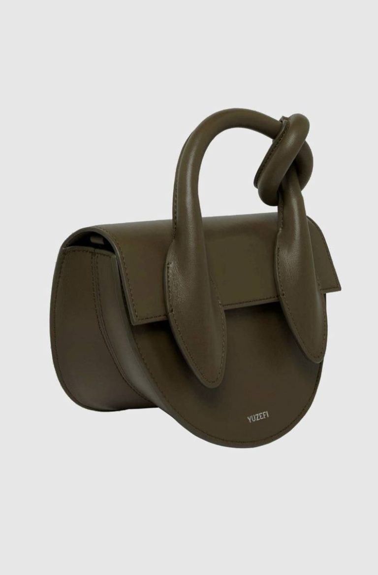 Handbags Pretzel - Truffle Smooth Leather Truffle Yuzefi Women