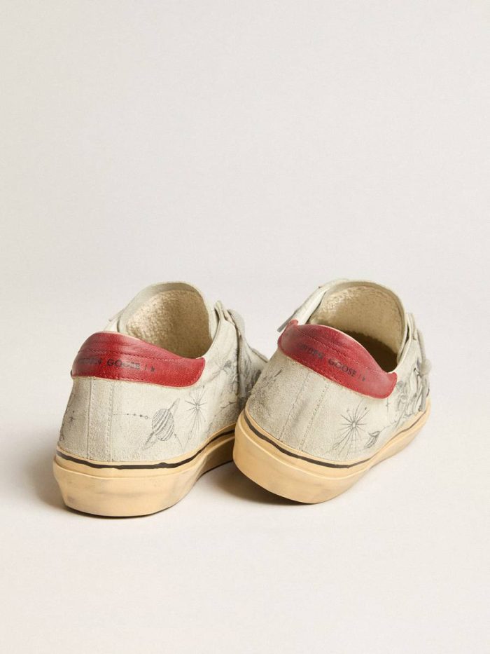 Haus Of Dreamers Exclusive Women’s Super-Star In Ice Gray Crust Leather Golden Goose Women Super-Star