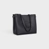 Hobo And Tote Bags Black Celine Women Medium Cabas Anaïs Cuir Triomphe In Grained Calfskin