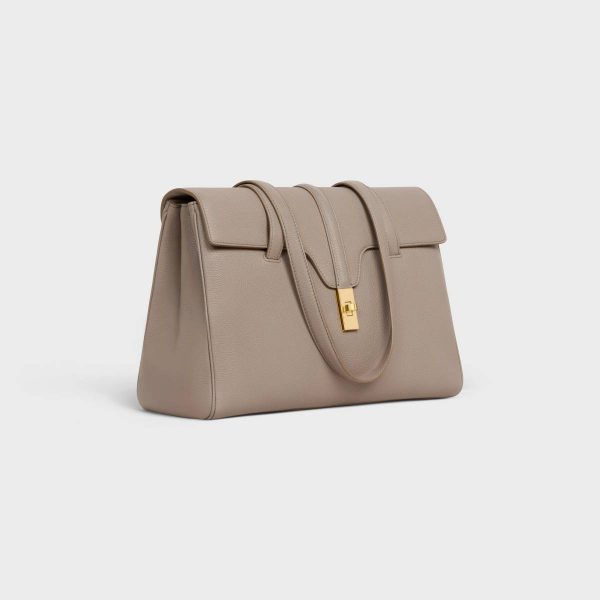 Hobo And Tote Bags Medium Soft 16 Bag In Supple Grained Calfskin Celine Women Pebble