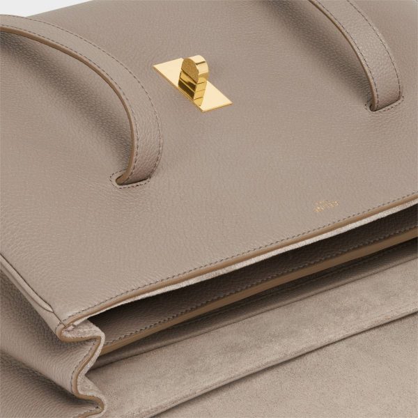Hobo And Tote Bags Medium Soft 16 Bag In Supple Grained Calfskin Celine Women Pebble