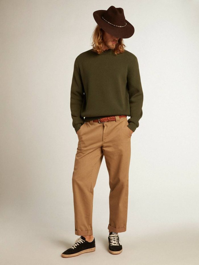 Jeans & Pants Beige Khaki Golden Collection Chinos Men Golden Goose Beige Khaki