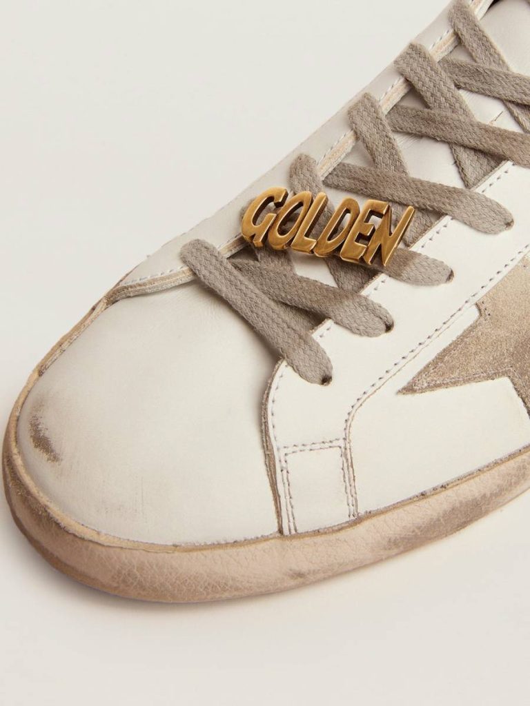 Jewelry Men's Lace Lock With Clip In Old Gold Color With Golden Lettering Old Gold Golden Goose Men