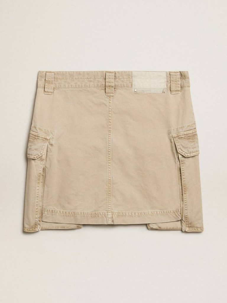 Khaki Golden Goose Skirts & Shorts Women Khaki-Colored Cargo Skirt