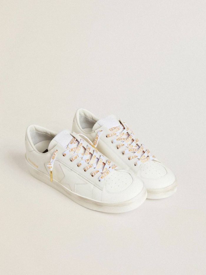 Laces Golden Goose White White Laces With Contrasting Gold-Colored ‘Laces’ Lettering Women