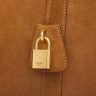 Large Cabas In Suede Calfskin Men Celine Tote Bags Pecan