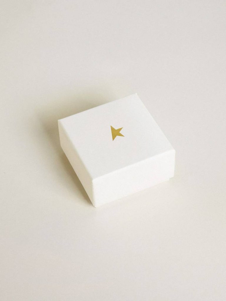 Letter H Charm In Gold-Colored Brass With Crystals Women Gold Golden Goose Bag Accessories