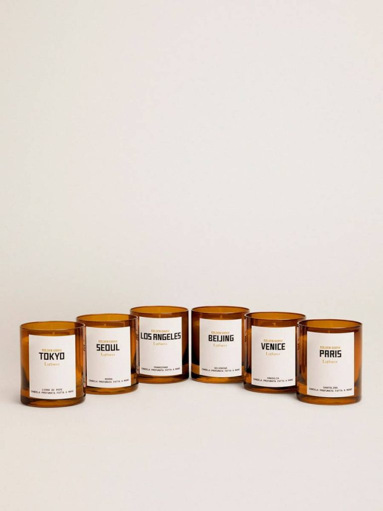 Los Angeles Essence Frangipane Scented Candle 200 G Scented Candles Golden Goose Women