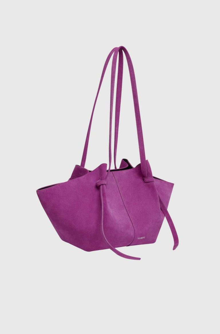 Magenta Yuzefi Mochi - Magenta Suede Women Tote Bags