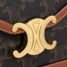 Margo Women Wallet On Chain Margo In Triomphe Canvas And Calfskin Tan Celine