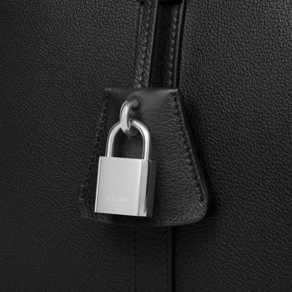 Medium Cabas In Supple Calfskin Tote Bags Men Celine Black