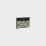 Medium Card Holder In Triomphe Canvas And Calfskin Beige Men Celine Coin And Card Holders