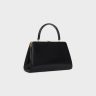 Medium Celine Antoinette In Natural Satinated Calfskin Black Top-Handle Bags Women
