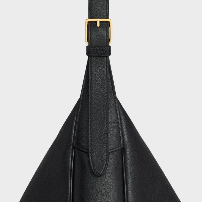 Medium Heloïse Bag Cuir Triomphe In Supple Grained Calfskin Black Women Celine Cross-Body Bags