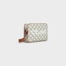 Medium Messenger Bag In Triomphe Canvas With Celine Print Cross-Body Bags Men Tan / Ecru