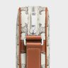 Medium Messenger Bag In Triomphe Canvas With Celine Print Cross-Body Bags Men Tan / Ecru