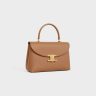 Medium Nino Bag In Supple Grained Calfskin Cross-Body Bags Bronze Celine Women