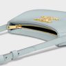 Medium Tilly Bag In Shiny Calfskin Ice Blue Women Shoulder Bags Celine