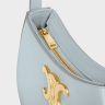 Medium Tilly Bag In Shiny Calfskin Ice Blue Women Shoulder Bags Celine
