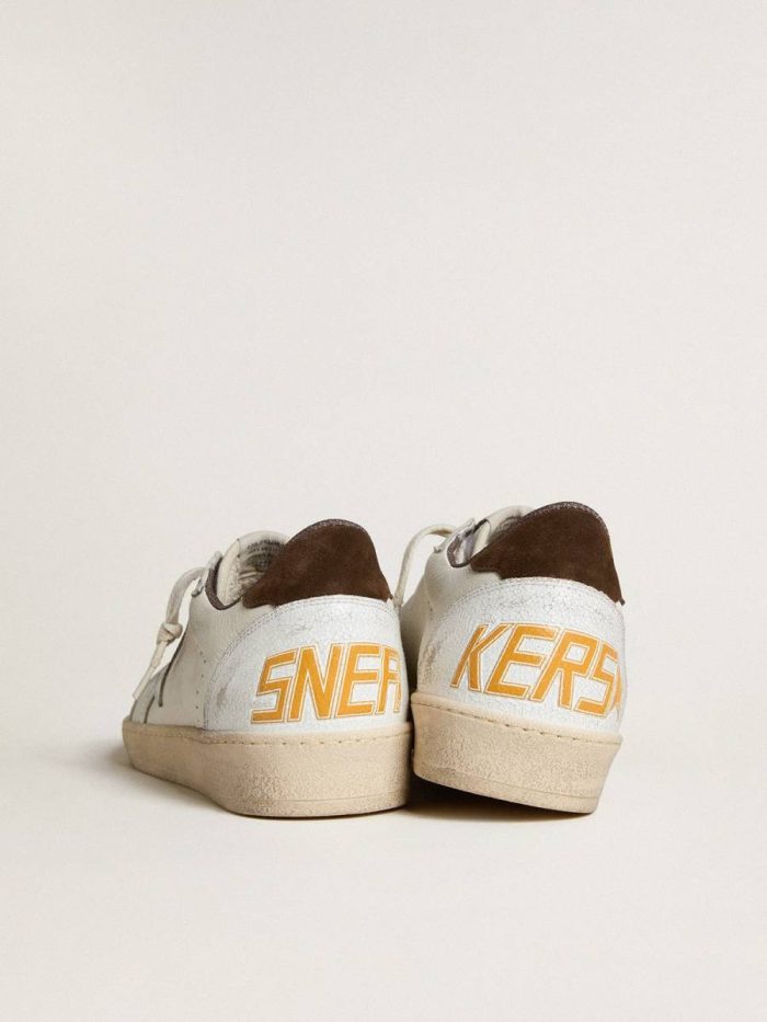 Men Ball Star Ball Star Ltd In Nappa With Metallic Leather Star And Suede Heel Tab Golden Goose