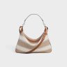 Men Beige Large Strap Romy In Textile With Celine Jacquard And Calfskin Cross-Body Bags