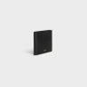 Men Black Bi-Fold Wallet In Grained Calfskin Celine Wallets