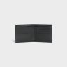 Men Black Bi-Fold Wallet In Grained Calfskin Celine Wallets
