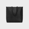 Men Celine Tote Bags Cabas With Buckle In Calfskin With Triomphe Embossed Black