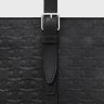 Men Celine Tote Bags Cabas With Buckle In Calfskin With Triomphe Embossed Black