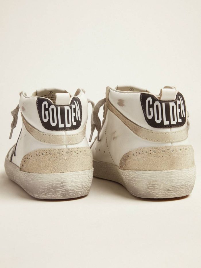 Men Men's Mid Star White With Black Star Golden Goose Mid Star