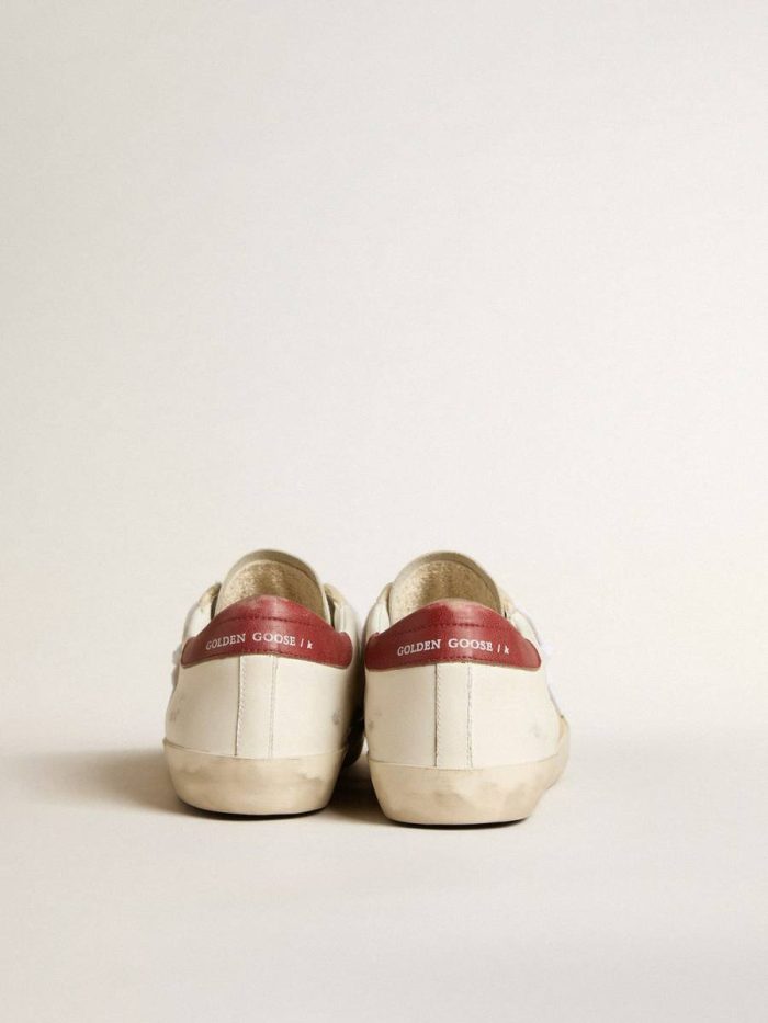 Men Men's Super-Star Ltd In Suede With Green Metallic Star And Red Heel Tab Golden Goose Super-Star