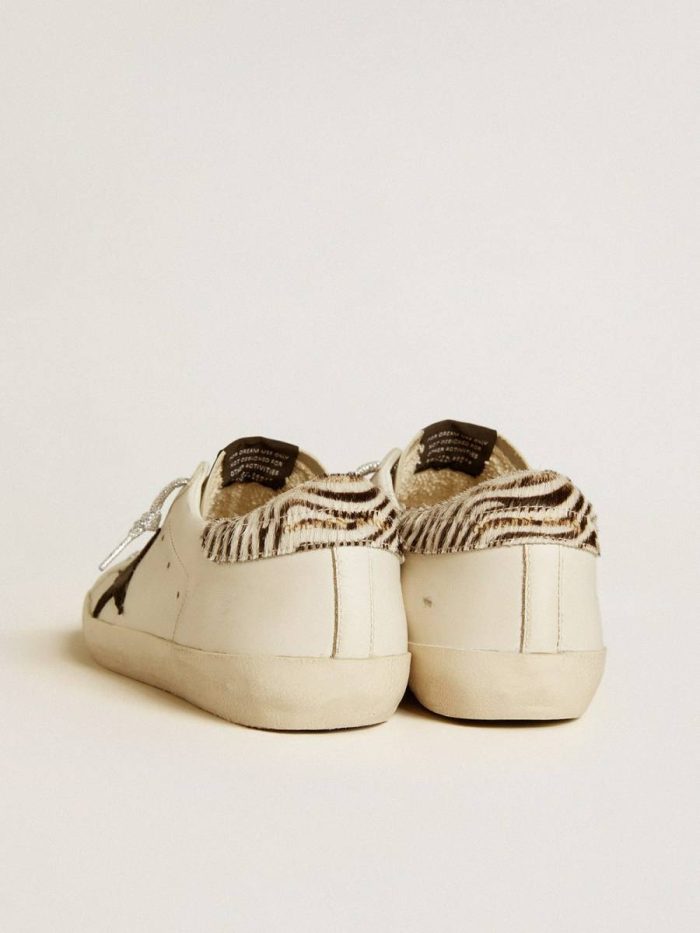 Men Men’s Super-Star Ltd With Suede Star And Pony Skin Heel Tab Golden Goose White Super-Star