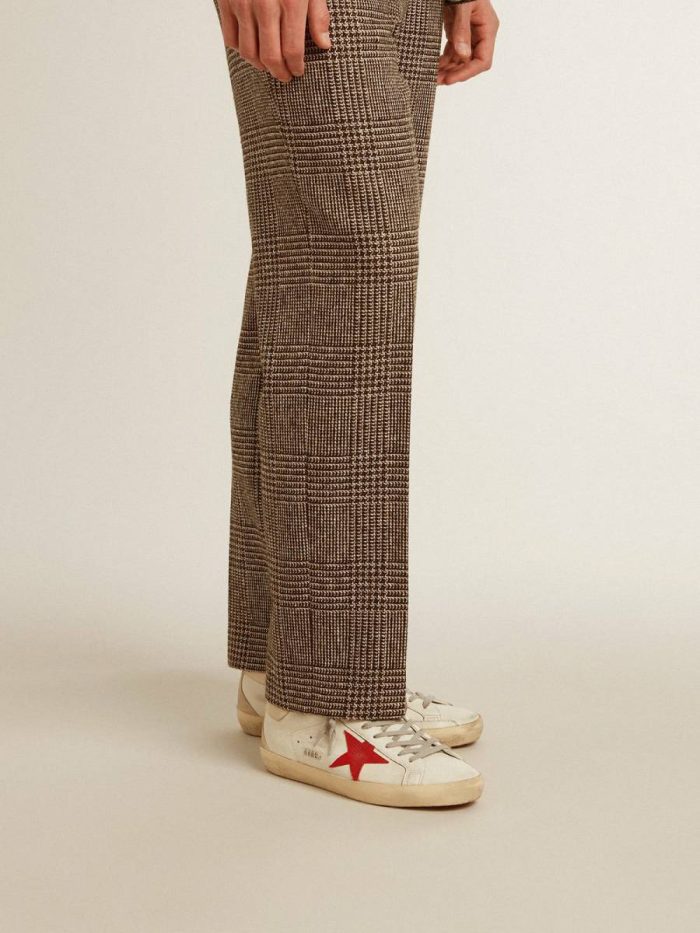 Men Super-Star Men's Super-Star In Nappa With Red Star And Cream Leather Heel Tab Golden Goose