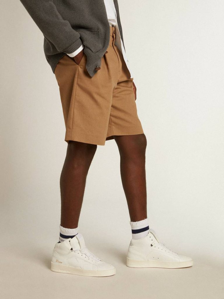 Men’s Bio-Based Mid-Stardan With White Star And Heel Tab Golden Goose Stardan Men