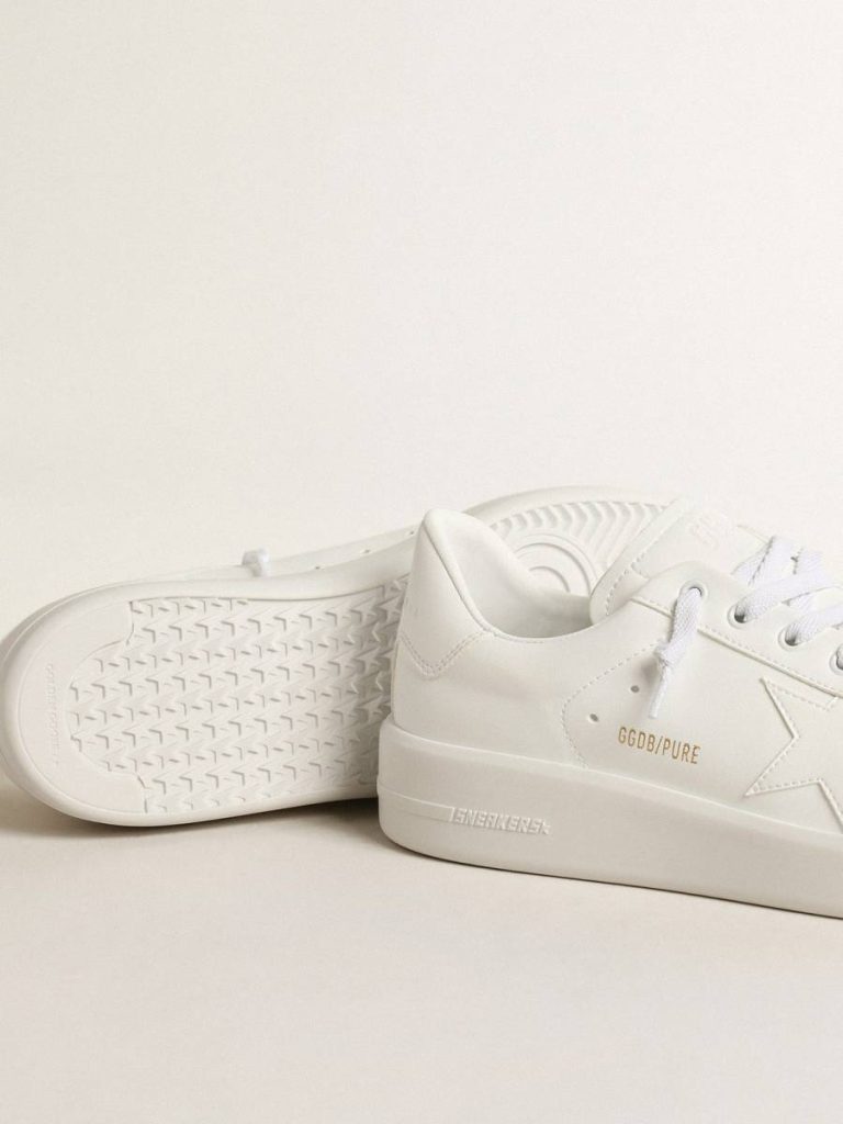 Men’s Bio-Based Purestar With White Star And Heel Tab Purestar Men Golden Goose