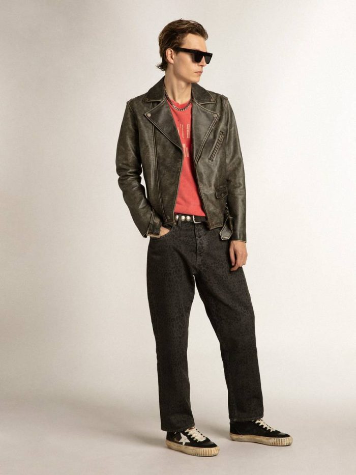 Men’s Mid Star In Black Nappa And Suede With White Leather Star Mid Star Men Golden Goose