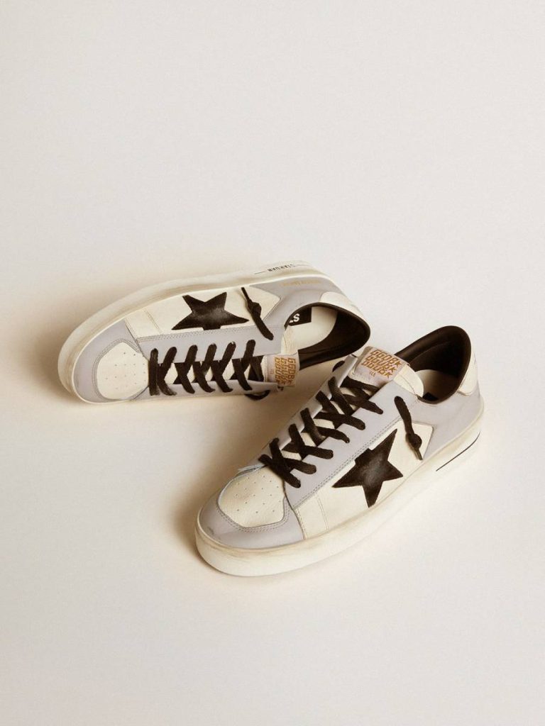 Men’s Stardan Ltd In Nappa And Leather With Suede Star And Leather Heel Tab Golden Goose Stardan Men