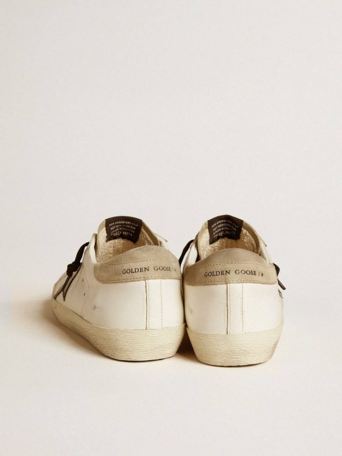 Men's Super-Star Ltd With Black Croc-Print Leather Star And Suede Inserts Men Golden Goose Super-Star