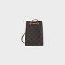 Micro Sailor In Triomphe Canvas And Calfskin Women Celine Triomphe Canvas Tan