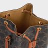 Micro Sailor In Triomphe Canvas And Calfskin Women Celine Triomphe Canvas Tan