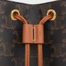 Micro Sailor In Triomphe Canvas And Calfskin Women Celine Triomphe Canvas Tan